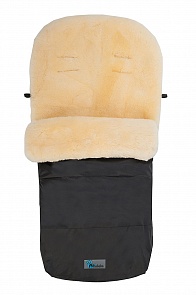 Зимний конверт Lambskin-Footmuff, цвет - Black 65 (Altabebe, MT2200-LP_Black 65)